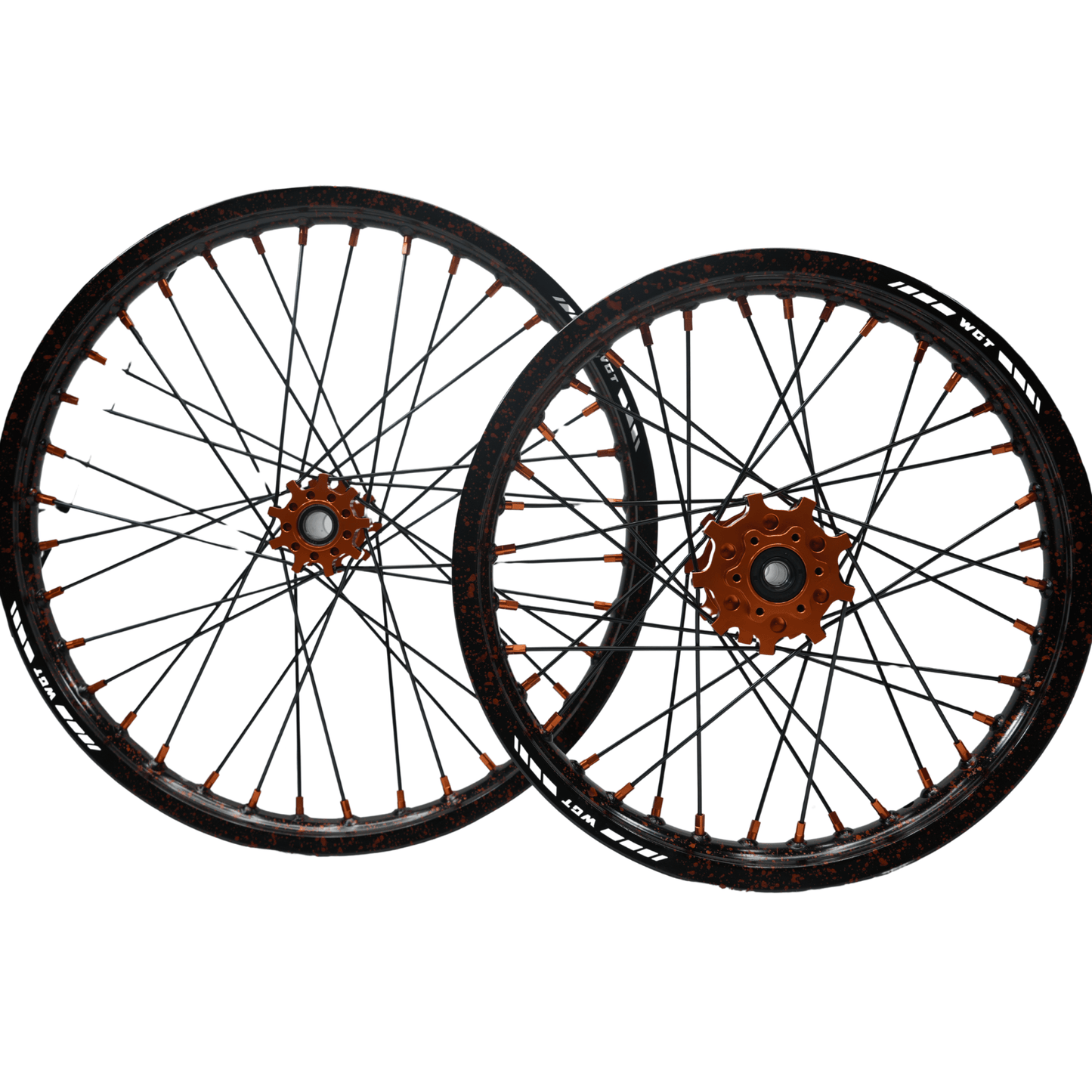WGT Splattered V2 19x16 Wheel Set